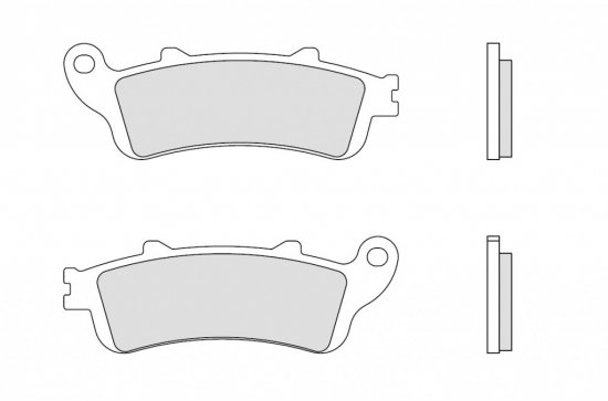 Brzdové obloženie BREMBO 07072 CC SCOOTER