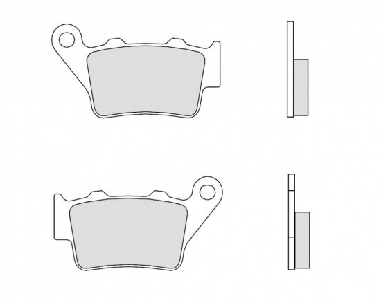 Brzdové obloženie BREMBO 07BB02SD