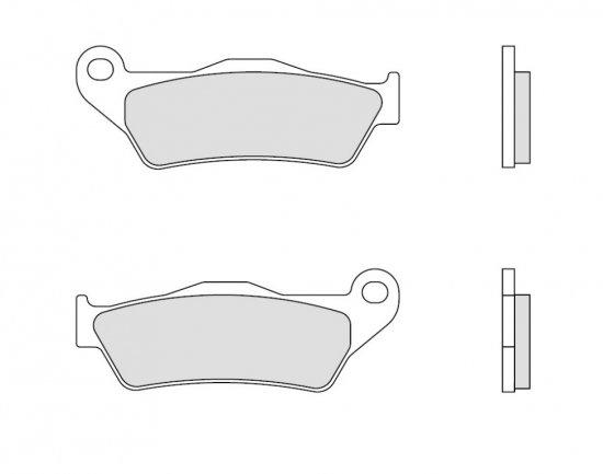 Brzdové obloženie BREMBO 07BB04SX