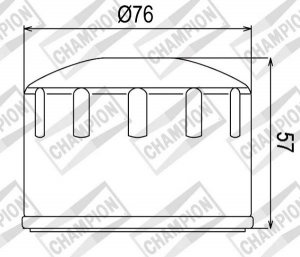 Olejový filter CHAMPION COF084