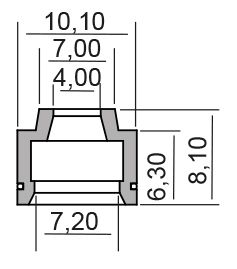 Gufero RMS 100669250 drieku ventilu