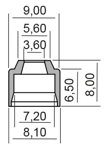 Gufero RMS 100669320 drieku ventilu