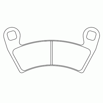 Brzdové obloženie CL BRAKES 1229 ATV1