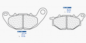 Brzdové obloženie CL BRAKES 1240 XBK5