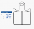 Brzdové obloženie CL BRAKES 1253 A3+