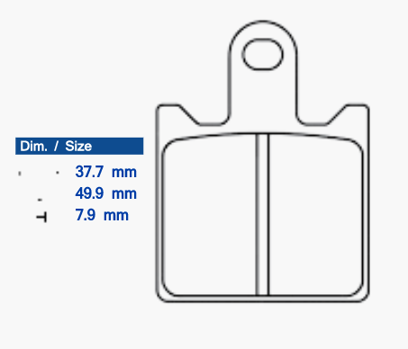 Brzdové obloženie CL BRAKES 1253 XBK5