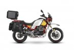 Kompletná sada bočných adventure vakov SHAD TERRA TR40 a hliníkového 55 L vrchného kufru ,vrátane mo SHAD MOTO GUZZI V85TT