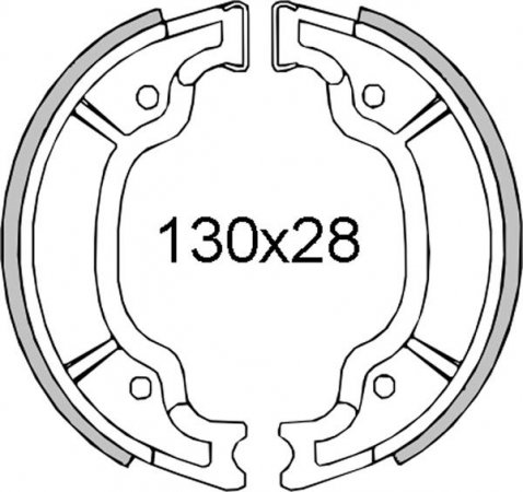 Brzdové čeľuste RMS 225120451 zadná