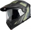 Flip-up helmet iXS X15903 VENTURE 1.0 black-anthracite-olive M