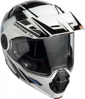 Flip-up helmet iXS VENTURE 1.0 black-white-anthracite XS