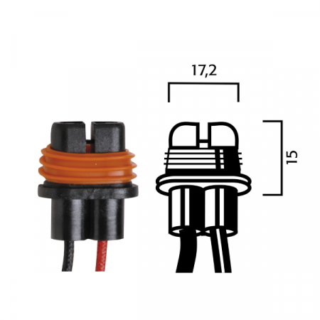 Držiak žiarovky RMS 246472080 H8/H9/H11