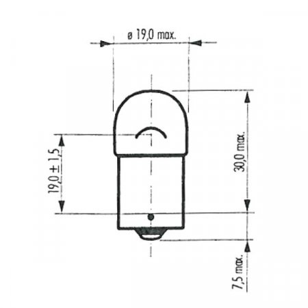 Žiarovka RMS 246510656 FLOSSER biela 6V 10W ba15s