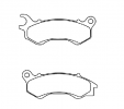 Brzdové obloženie CL BRAKES 3102 MSC