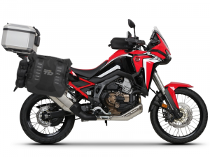 Kompletná sada sedlových brašní SHAD TERRA TR40 adventure a hliníkového kufra SHAD TERRA 48L vrátane SHAD HONDA CRF 1100 Africa Twin