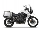 Kompletná sada bočných hliníkových kufrov SHAD TERRA, 36/47 litrový bočné kufre, vrátane montážnej s SHAD TRIUMPH Tiger 800