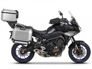 Kompletná sada hliníkových kufrov SHAD TERRA, 48 litrový vrchný kufor, 36/36 litrový bočné kufre, vr SHAD YAMAHA MT-09 Tracer / Tracer 900