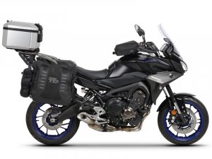 Kompletná sada sedlových brašní SHAD TERRA TR40 adventure a hliníkového kufra SHAD TERRA 48L vrátane SHAD YAMAHA MT-09 Tracer / Tracer 900