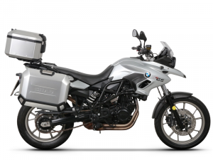 Kompletná sada hliníkových kufrov SHAD TERRA, 48 litrový vrchný kufor, 36/47 litrový bočné kufre, vr SHAD BMW F 650 GS/ F 700 GS/ F 800 GS