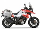 Kompletná sada bočných hliníkových kufrov SHAD TERRA,  47/47 litrový bočné kufre, vrátane montážnej SHAD SUZUKI DL 1000 V-Strom/ DL 1050 V-Strom