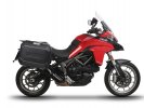 Kompletná sada bočných čiernych hliníkových kufrov SHAD TERRA BLACK , 36L/36/ bočné kufre, vrátane m SHAD DUCATI MULTISTRADA 950 / 1200 / 1260