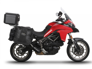 Kompletná sada sedlových brašní SHAD TERRA TR40 adventure a hliníkového vrchného kufra SHAD TERRA BL SHAD DUCATI MULTISTRADA 950 / 1200 / 1260