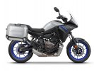 Kompletná sada bočných hliníkových kufrov SHAD TERRA,  47/47 litrový bočné kufre, vrátane montážnej SHAD YAMAHA MT-07 Tracer / Tracer 700