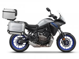 Kompletná sada hliníkových kufrov SHAD TERRA, 37 litrový vrchný kufor, 47/47 litrový bočné kufre, vr SHAD YAMAHA MT-07 Tracer / Tracer 700