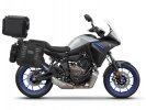 Kompletná sada sedlových brašní SHAD TERRA TR40 adventure a hliníkového kufra SHAD TERRA BLACK 37L v SHAD YAMAHA MT-07 Tracer / Tracer 700