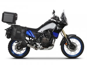 Kompletná sada sedlových brašní SHAD TERRA TR40 adventure a hliníkového vrchného kufra SHAD TERRA BL SHAD YAMAHA Tenere 700 XTZ690