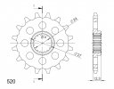 Reťazové koliečko SUPERSPROX CST-1444:16 16T, 520