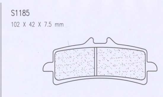 Brzdové obloženie CL BRAKES 1185 XBK5