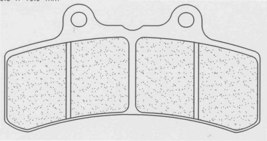 Brzdové obloženie CL BRAKES 2369 A3+