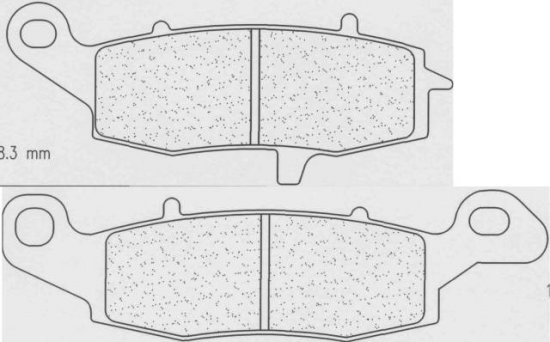 Brzdové obloženie CL BRAKES 2383 C60 (C59)