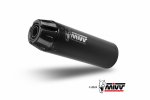 Výfuk kompletný 2x1 MIVV K.060.SH1BGN HR-1 Black with carbon cap