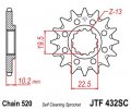 Reťazové koliečko JT JTF 432-15SC 15T, 520 Samočistiace ľahké