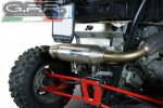 Koncovka výfuku Slip-on GPR ATV.42.BOMB POWER BOMB Brushed Stainless steel including removable db killer and link pipe