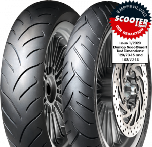 Pneumatika DUNLOP 80/90-14 46P TL SCOOTSMART DOT-47/20