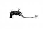 Adjustable folding lever ACCOSSATO aluminium, master cylinder strieborná