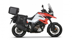 Kompletná sada sedlových brašní SHAD TERRA TR40 adventure a hliníkového vrchného kufra SHAD TERRA BL SHAD SUZUKI DL 1000 V-Strom/ DL 1050 V-Strom