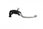 Adjustable folding lever ACCOSSATO aluminium, master cylinder strieborná