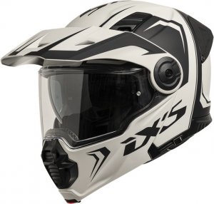 Flip-up helmet iXS VENTURE 1.0 MIPS light grey-matt black 2XL