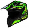 Cross helmet iXS X12045 iXS363 2.0 black matt-yellow fluo-green fluo XS