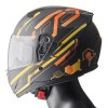 Integrálna prilba GMS ZG12501 HEXAGO graphic yellow - orange XS